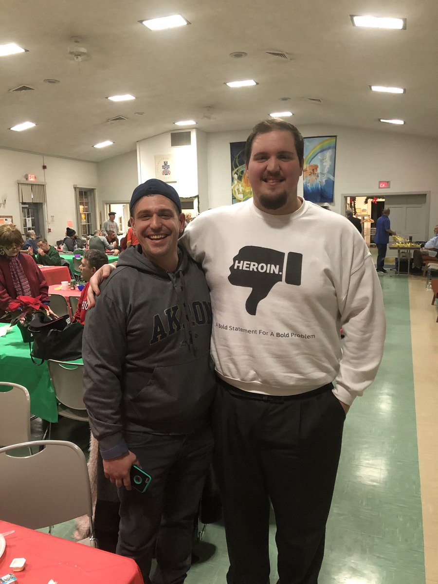 Kick_Addiction_'s tweet photo. This is Robert and his father attending an AA meeting. Congratulations on 60 days of sobriety. #KickAddiction #ThumbsDownToHeroin https://t.co/IfZvYPsXJ1