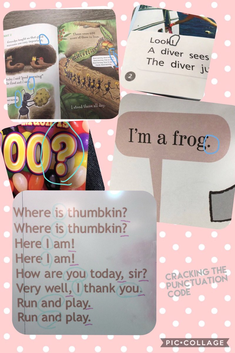 MissKimsClass's tweet photo. #HourOfCode this week! Along with plugged and unplugged coding activities we’ve learned to read punctuation codes - our voice sounds different based on which punctuation mark the sentence ends with! #punctuationpower #BeCannonProud #weareGCISD #codinginKindergarten @canSTEM https://t.co/Qt4NlSAA11