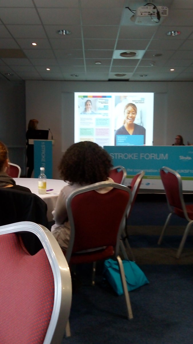 Really interesting first day at the <a href="/UKStrokeForum/">UK Stroke Forum</a> talking about all things research! And the importance of Clinical Academics in the promotion and delivery of research @LPTresearch  #NIHR #ResearchIsTheFuture