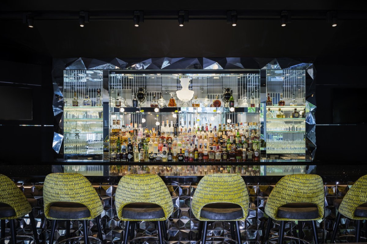 The bartenders are eager to serve you one of their new seasonal cocktails!