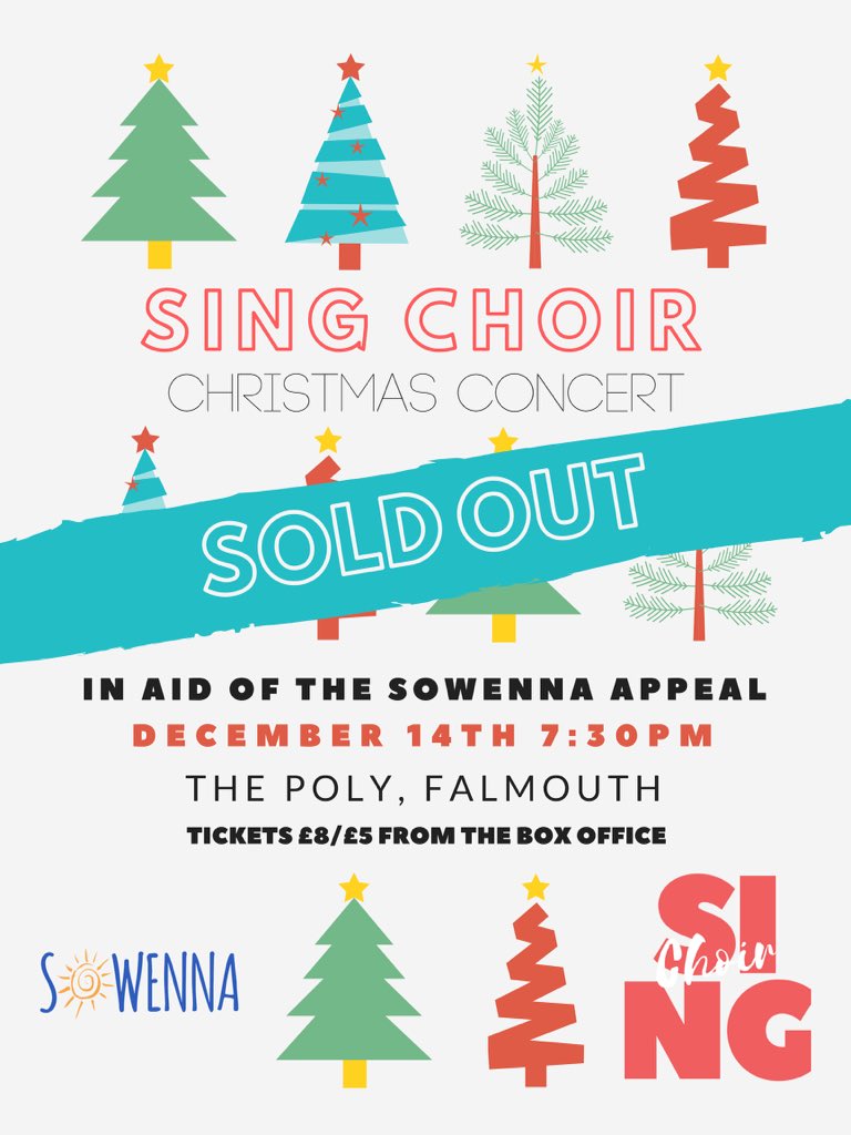 SingCornwall's tweet photo. Our concert at @PolyFalmouth has now SOLD OUT! Keep an eye out for details of a live FB stream on the night. https://t.co/PTpGI0mBnK