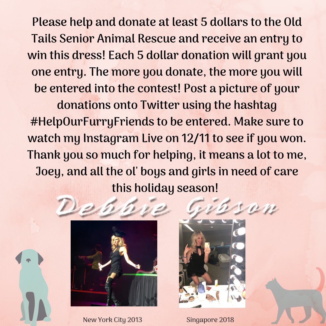 DebbieGibson's tweet photo. Check out my new charity giveaway ! βTis the season! πΆ β€οΈ π #HelpOurFurryFriends https://t.co/PpWwRHHhuG