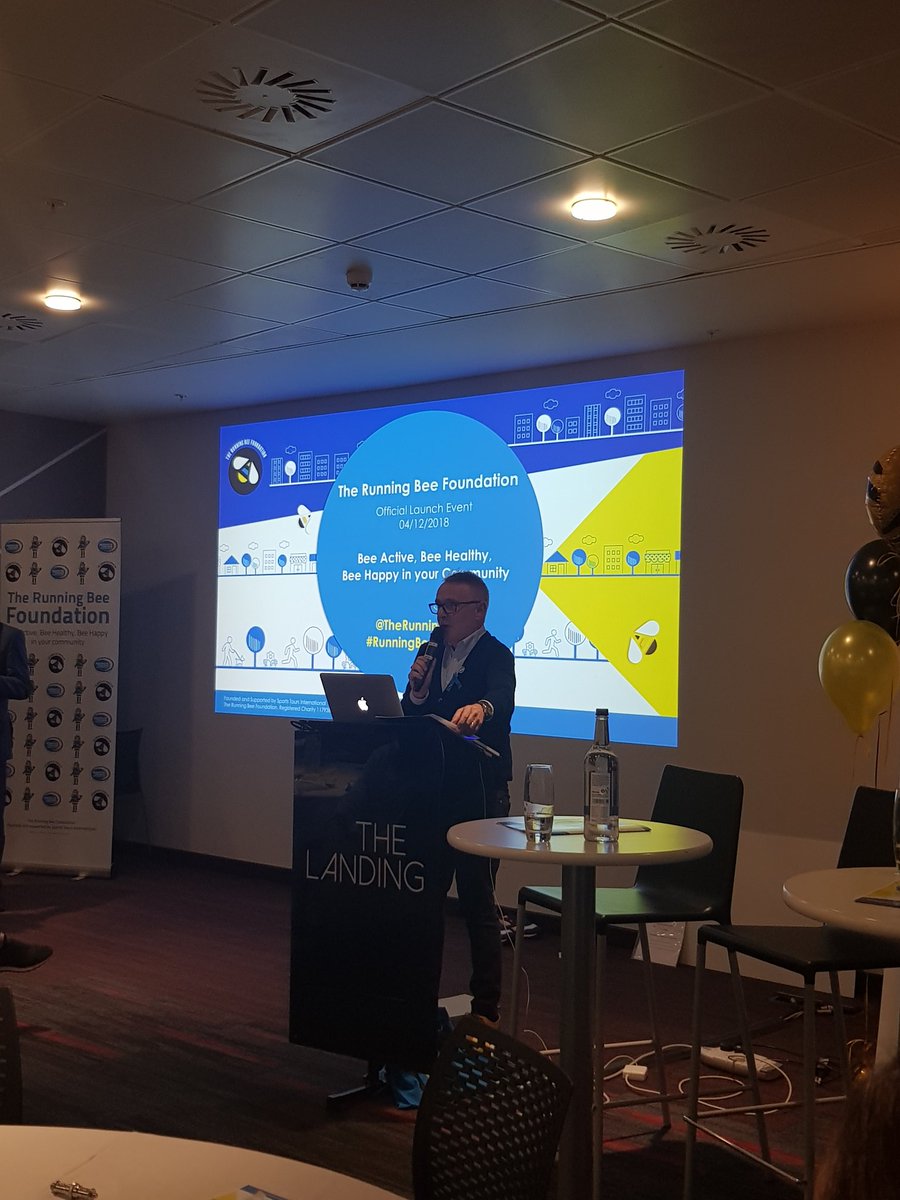 TheRunningBee's tweet photo. CEO of @sportstoursint Chris Bird back to tell us why you should get involved, spread the word, let's get more active in the community!
#BeeActive #BeeHealthy #BeeHappy #RunningBeeLaunch
@UKFast https://t.co/hnIxYJ0EDf
