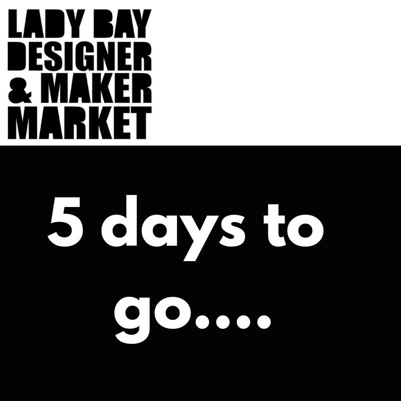 5 days to go.... #highendnothighstreet #ladybay #buylocalart #christmasmarketnottingham #lbdmm