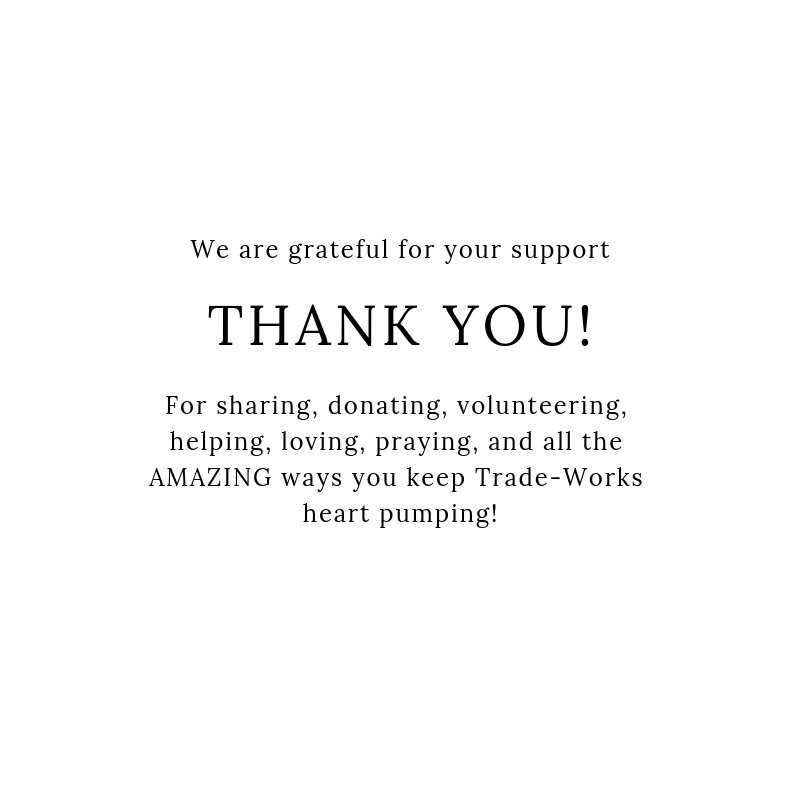 Trade_Works's tweet image. BUILT AS A COMMUNITY, HELPING COMMUNITIES!