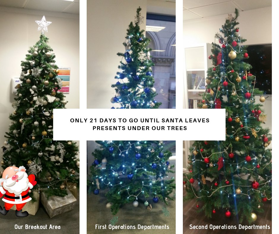 ProgressiveMon1's tweet image. Christmas trees galore at our offices today 
And our It Department has been very innovative this year and used cable as a tree decoration….
It’s making it feel really Christmassy here
Only 21 days to go until Santa leaves presents under our trees!!! 
#christmastrees