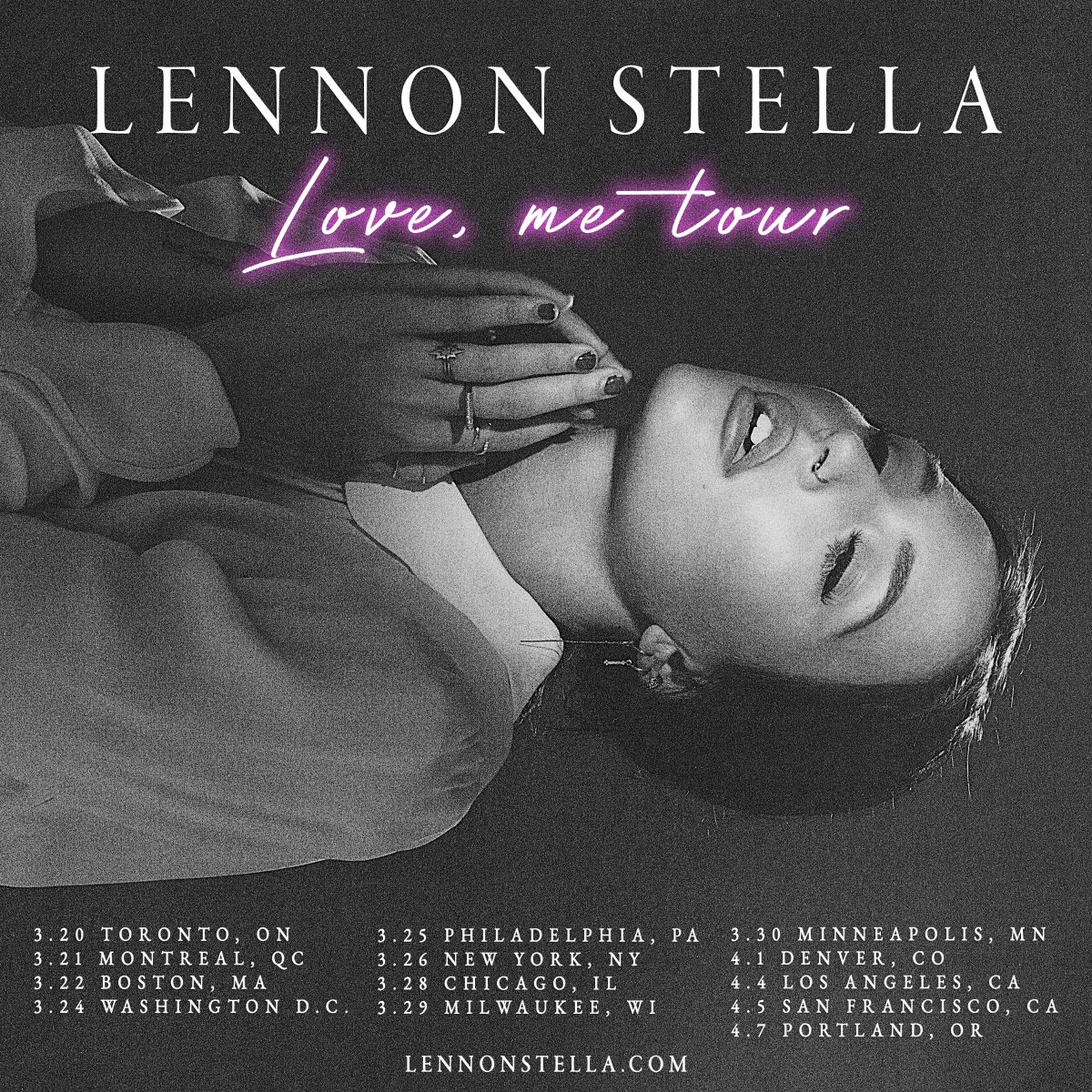 lennonstella's tweet photo. oh me oh my i am beyond stoked to announce I am going on TOUR in 2019 !!!!🖤🖤🖤
tickets and VIP packages on sale tomorrow at 10am local time with code LOVEME at https://t.co/EoWFGKF5nh aaahhh! https://t.co/jmhpVN4whq