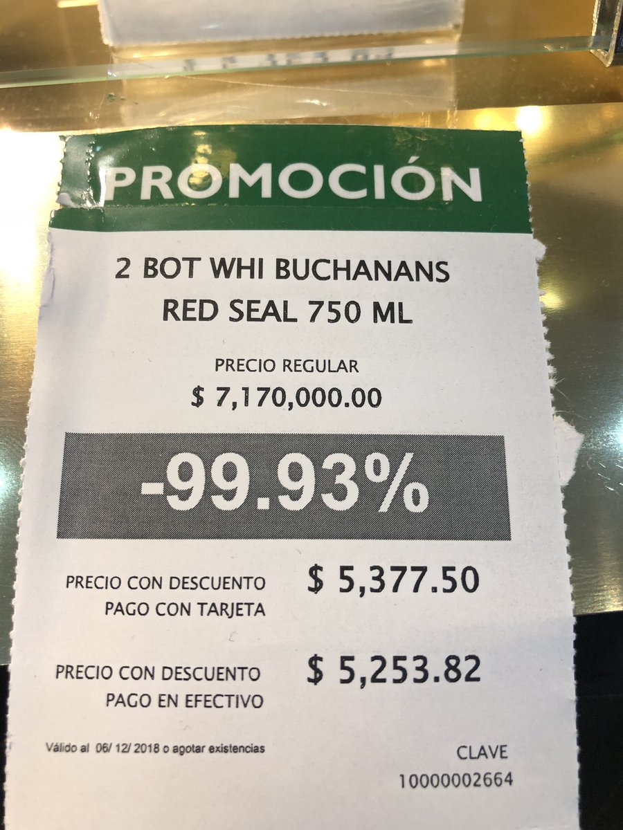 RaulGC8's tweet photo. @Profeco qué precio me deberían de dar en este producto?? https://t.co/RgZAXnuSZV