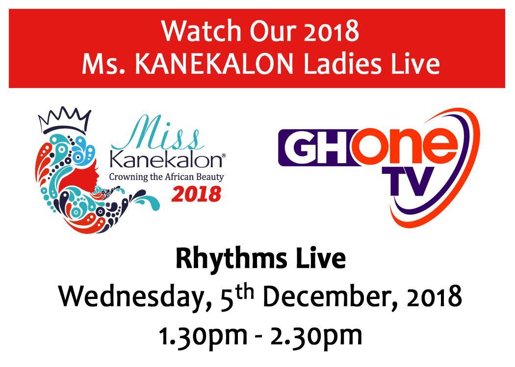 AmeyawDebrah's tweet photo. Join us tomorrow on #rhythmslive at @ghonetv for an interview with our #MissKanekalon2018 winners. #Kanekalon https://t.co/z1m4z1KoS3