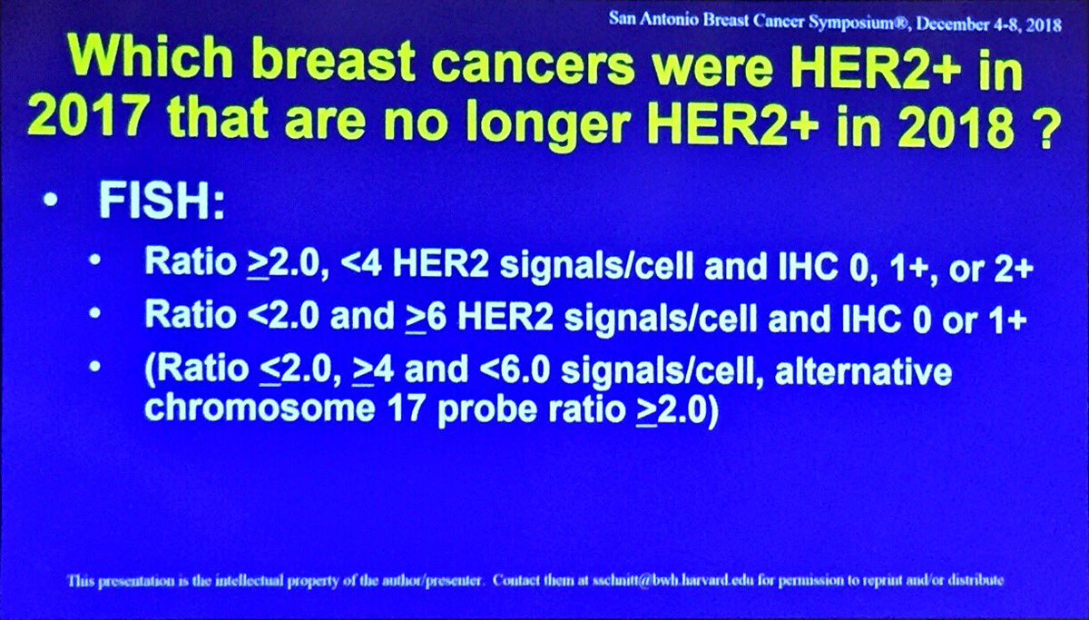 matteolambe's tweet photo. Very clear summary slides on what has changed in the new @ASCO guidelines on #HER2 testing in #BreastCancer #SABCS18 #bcsm https://t.co/8H4ZVI05v7