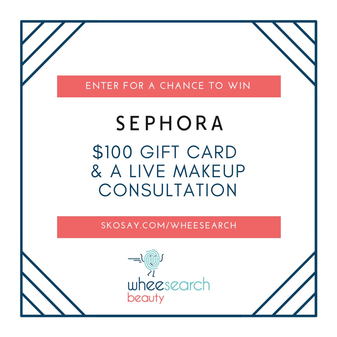 skosay's tweet photo. Have you entered this awesome #Giveaway?? Ends tomorrow 12/5. Visit https://t.co/7BZJ9Sirqt. #sweepstakes #beauty #makeup #sephora #giftcards https://t.co/SaqnmPOke1