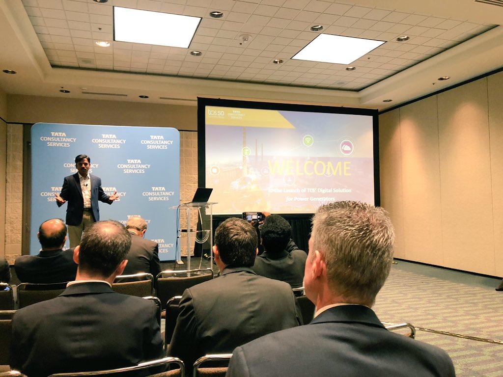 powergenintl's tweet photo. The launch of @TCS’s digital solution for Power Generators is starting now in room 103A #POWERGEN18 https://t.co/GF018ikgAj