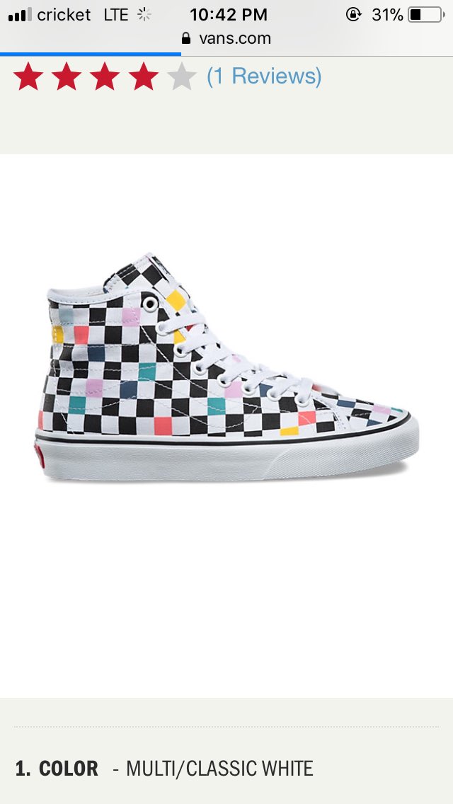 party checkered vans