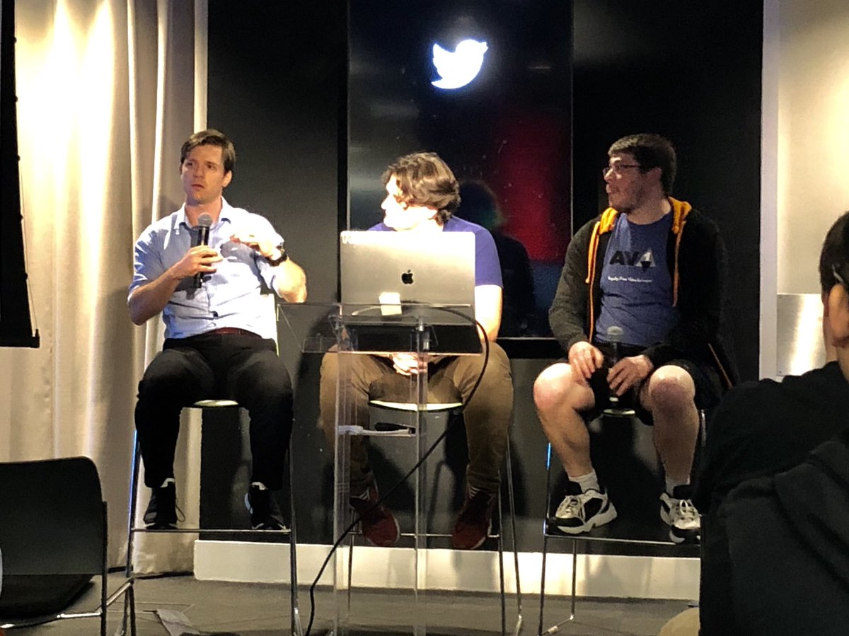 packetbroadcast's tweet image. Massively agree with the panel @londonvidtech talking about #MachineLearning needing to be part of the codec, not just for choosing settings after a million iterations. @daemon404 #AI