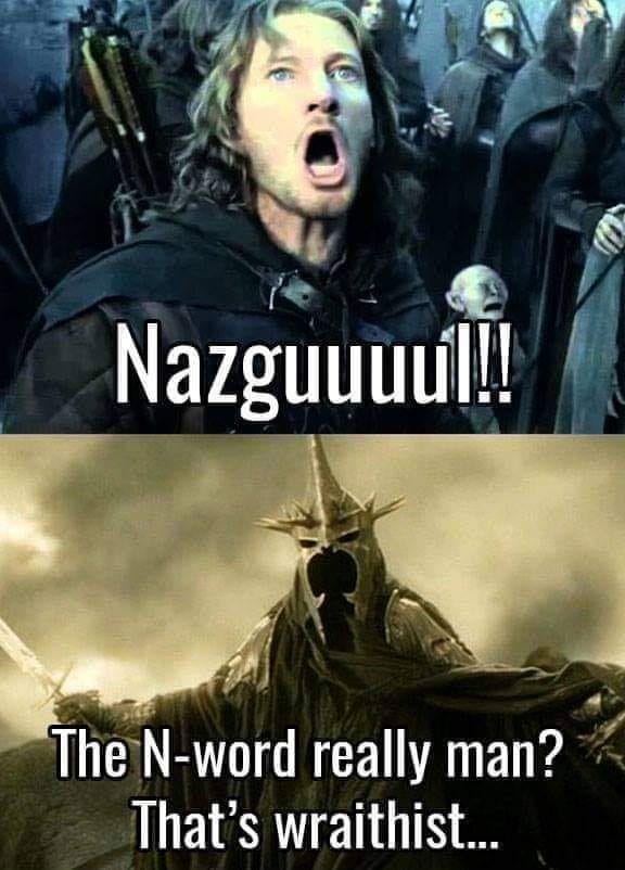 This made me chuckle...a lot  #fosstuming #LordOfTheRings #witchking