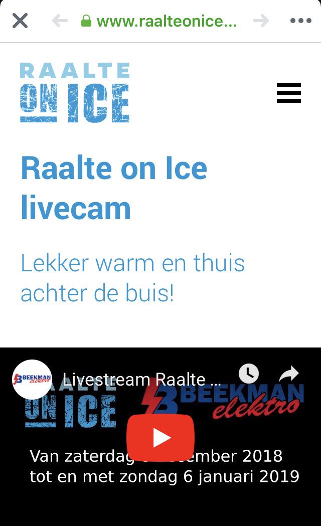 Raalte on Ice, trots om hier weer als sponsor bij betrokken te zijn! Wij verzorgen de Webcam en Camerabewaking van dit geweldige evenement. Kijk live mee op raalteonice.nl/livecam/