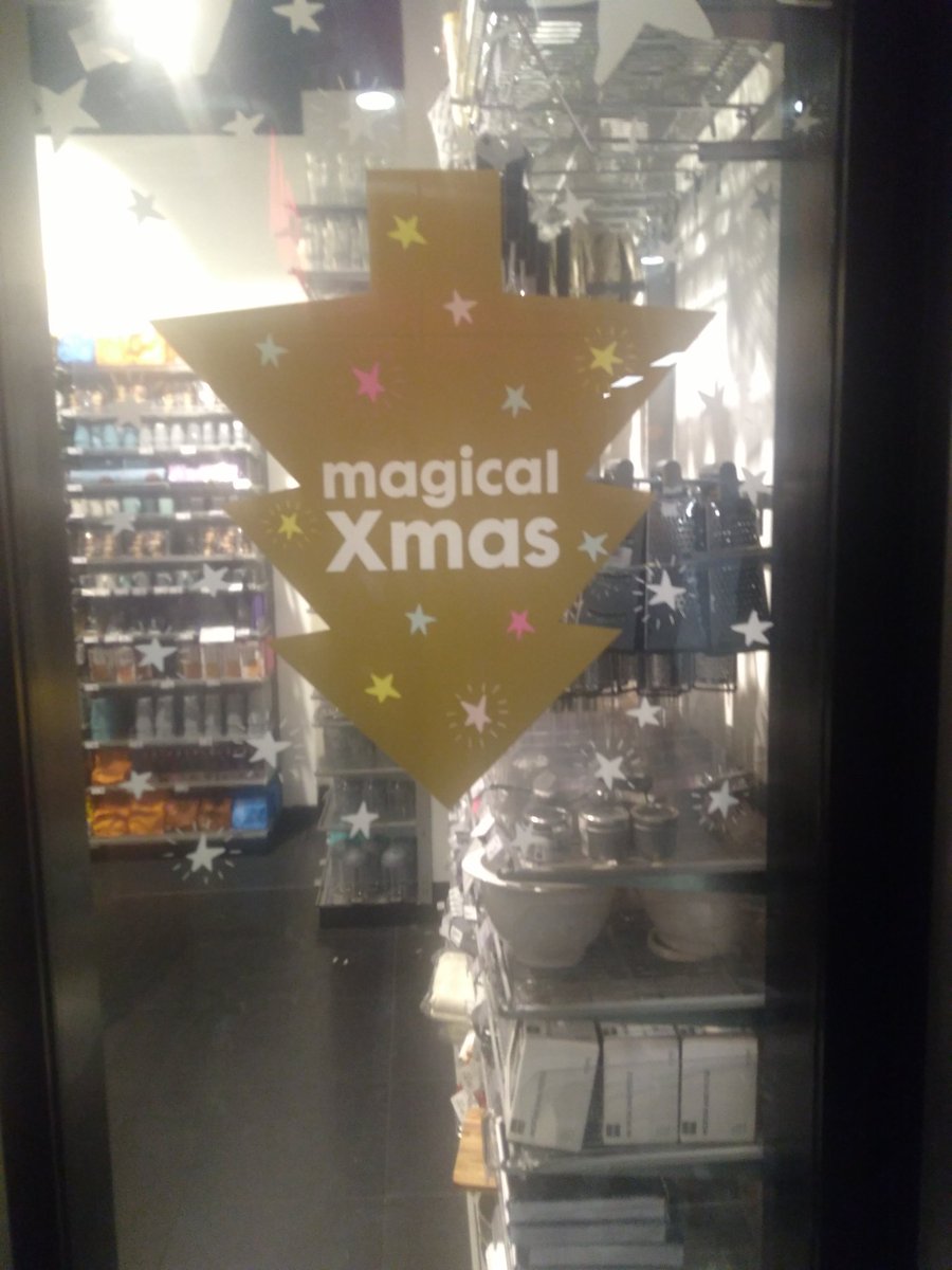 Joanna4UJS's tweet photo. Spotted at Euston station- is it an upside down Christmas tree? Is it a dreydel? Either way it feels like a message against Christian hegemony, and I'm here for it 🕎 https://t.co/1zvNFWYAsb