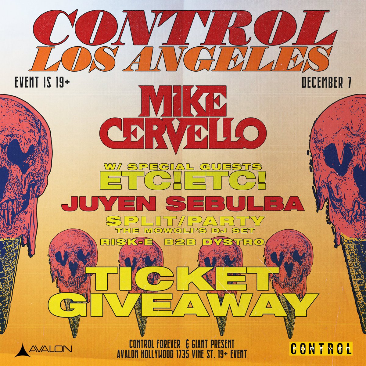 IAMETC's tweet image. LA Enter for your chance to win 4 FREE TICKETS to see me perform w/ @MikeCervello &amp;amp; @JuyenSebulba @ #Control_LA 9/7
HOW TO ENTER: 
1. 'Follow' @controlforever and @iametc
2. 'Tag' 3 friends you would bring
3. 'Like' this post! 
**Must sign up by this Thursday, 12/7 at midnight.