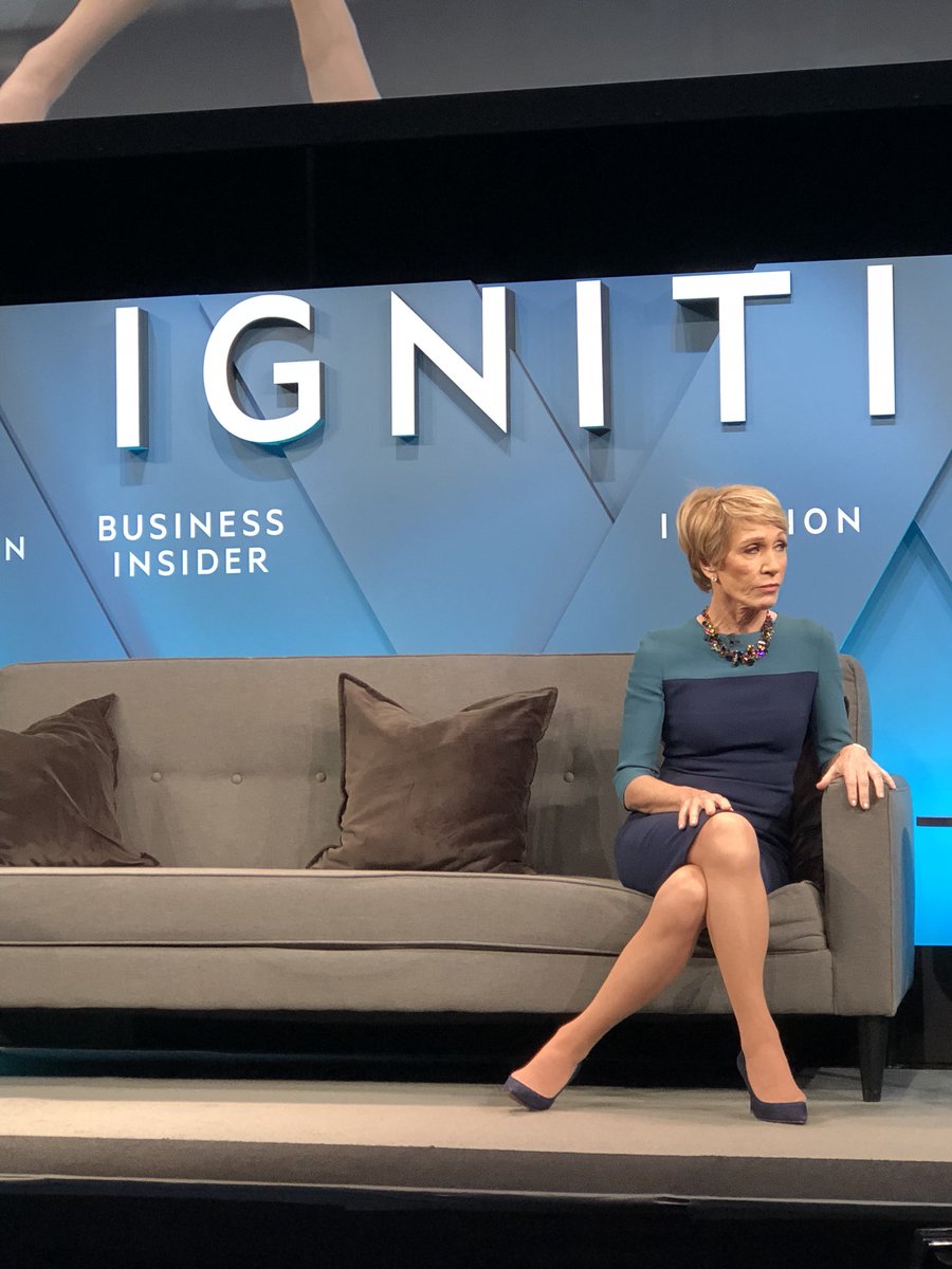 GeorgieC's tweet image. ‘Don’t look at yourself as a women but as a competitor’ #Queen @BarbaraCorcoran #IGNITION2018