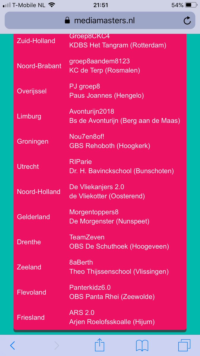 roelofsskoalle's tweet image. Laat dan de #ARS Hijum niet de grootste school in Friesland zijn maar we zijn wel de beste met de #MediaMasters #kleinmaardapper #trotsop #winnaars 💖