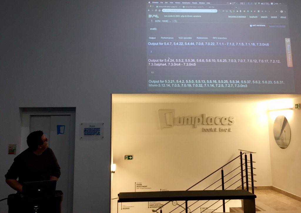 jmikola's tweet photo. Watching @_dcsg use https://t.co/oAUNPsRk1M to conduct a raffle at #phplx. https://t.co/9F0X05iLCZ