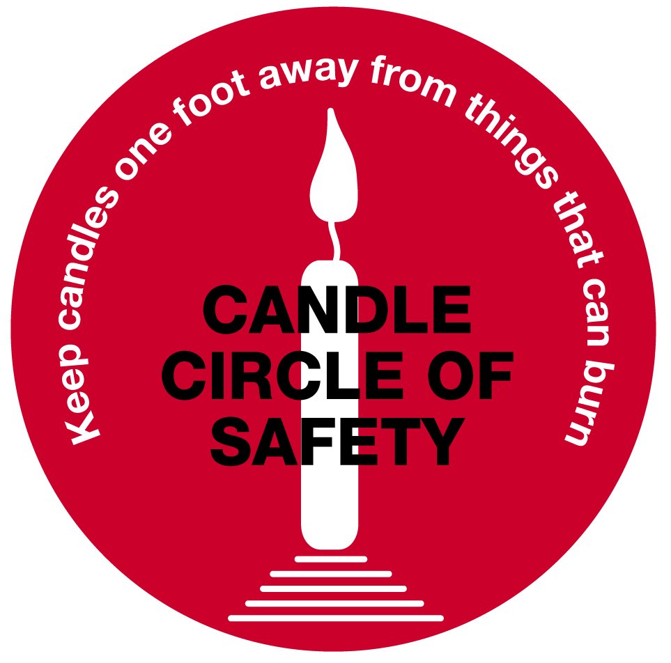 .@MAFireMarshal announces December 10 is #Candle Safety Day. Remember to burn candles inside a 1-foot #CircleofSafety and remember to blow them out when you leave the room or go to bed. ow.ly/1WYg30mOEfO