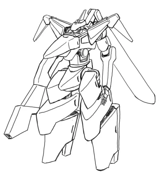 時間切れで、線画しかできずー。
ほねミサイル殿の助言で関節を考えてみた。また、よし殿の助言でディティールも増やしてみた。整備員さん安心のパーツ分割と、装甲外すときの引っかけ用くぼみを追加w

【落書き】オリロボ2 