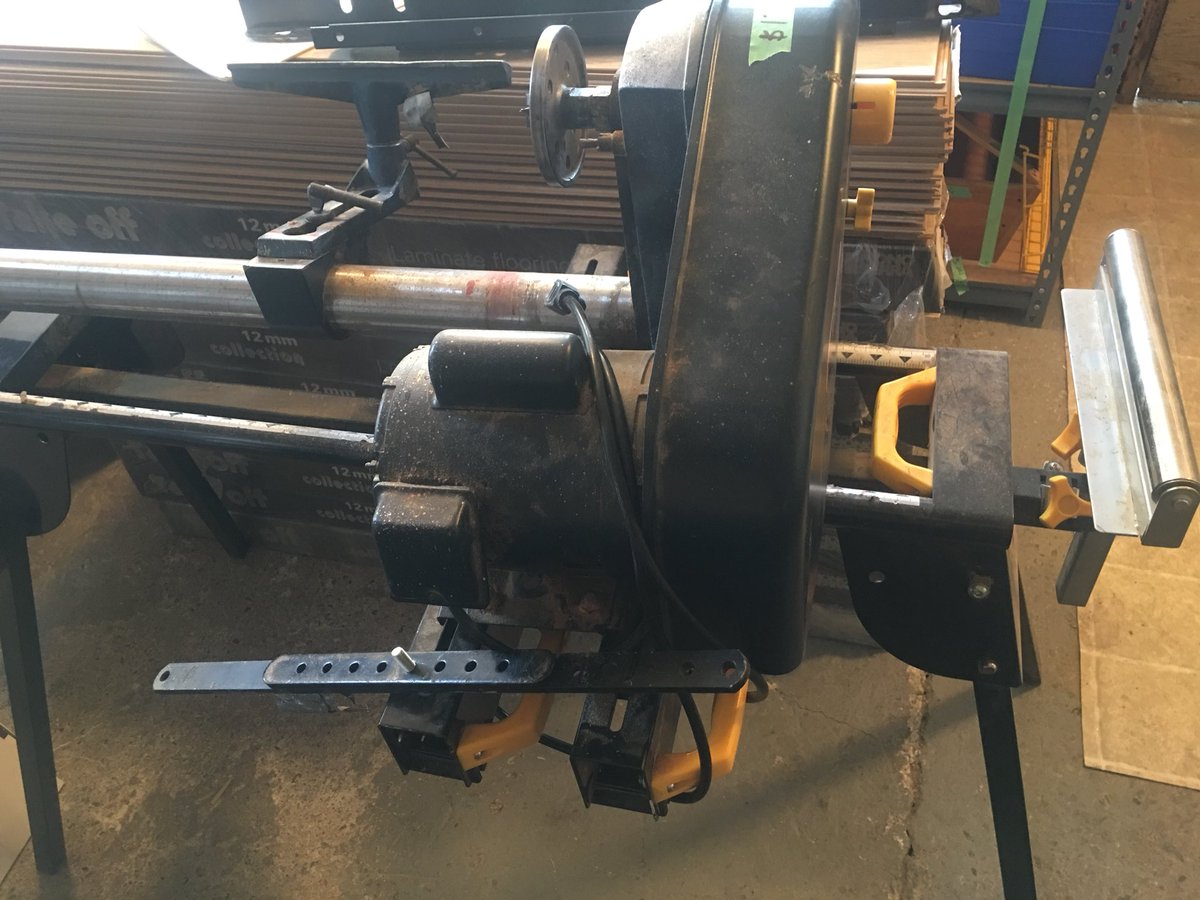 squamishrebuild's tweet photo. Just in, a vintage radial saw from Sears! As well as a Mastercraft wood lathe! https://t.co/TD4nOV4hpd