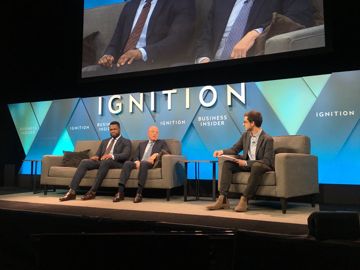 Chris Albrecht, CEO of Starz, and <a href="/50cent/">50cent</a> speak to <a href="/nmcalone/">Nathan McAlone</a>, media editor @businessinsider, about their partnership. #IGNITION2018
