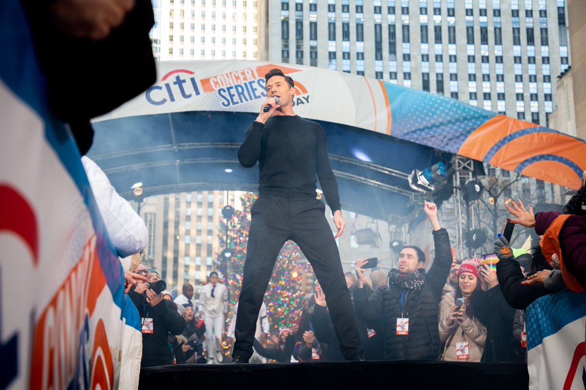 Thank you to everyone who helped make our performance on the @TODAYshow a huge success. You’re all aces! #TheManTheMusicTheShow #TagYourself #youknowwhoyouare