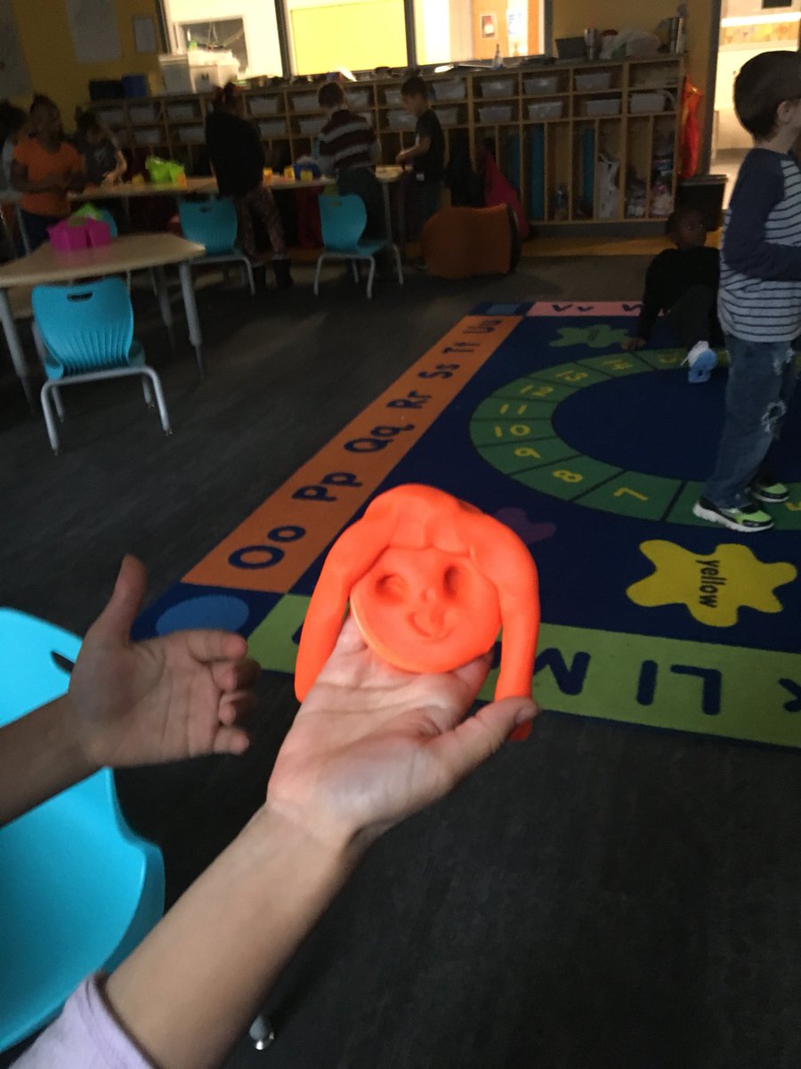 Play dough party in First Grade for our second line on the Ticket Tower! #Jardine501 #Marsh1stGrade