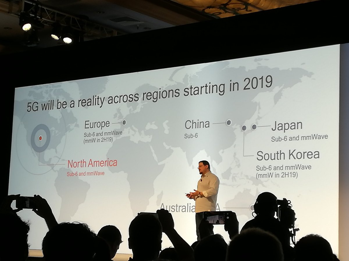 Latin America noticeably late to the 5G party. Hopefully Latam can use the learnings from other regions to leapfrog to the best use cases in the near future. #Snapdragonsummit