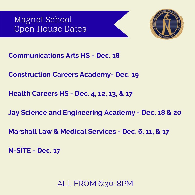 Northside ISD on Twitter "ThisIsNorthside our schools are