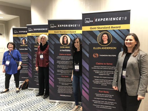 social_edge's tweet image. Congrats @tracymaurer @TheDoriGray @hhchen &amp;amp; Ellen Anderson!  #aureaexperience