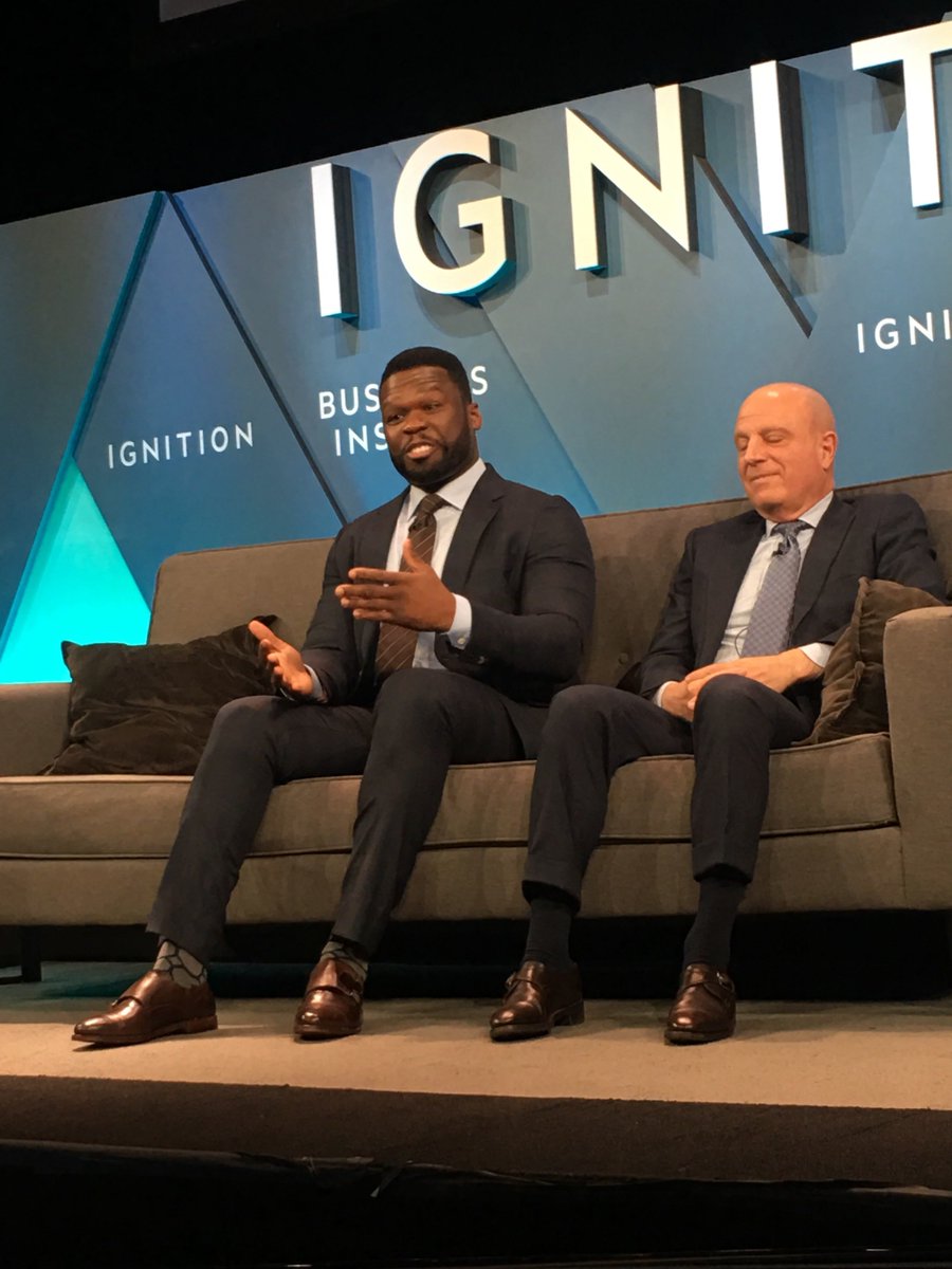 "Oh, I'm a great person." - <a href="/50cent/">50cent</a> at #IGNITION2018.