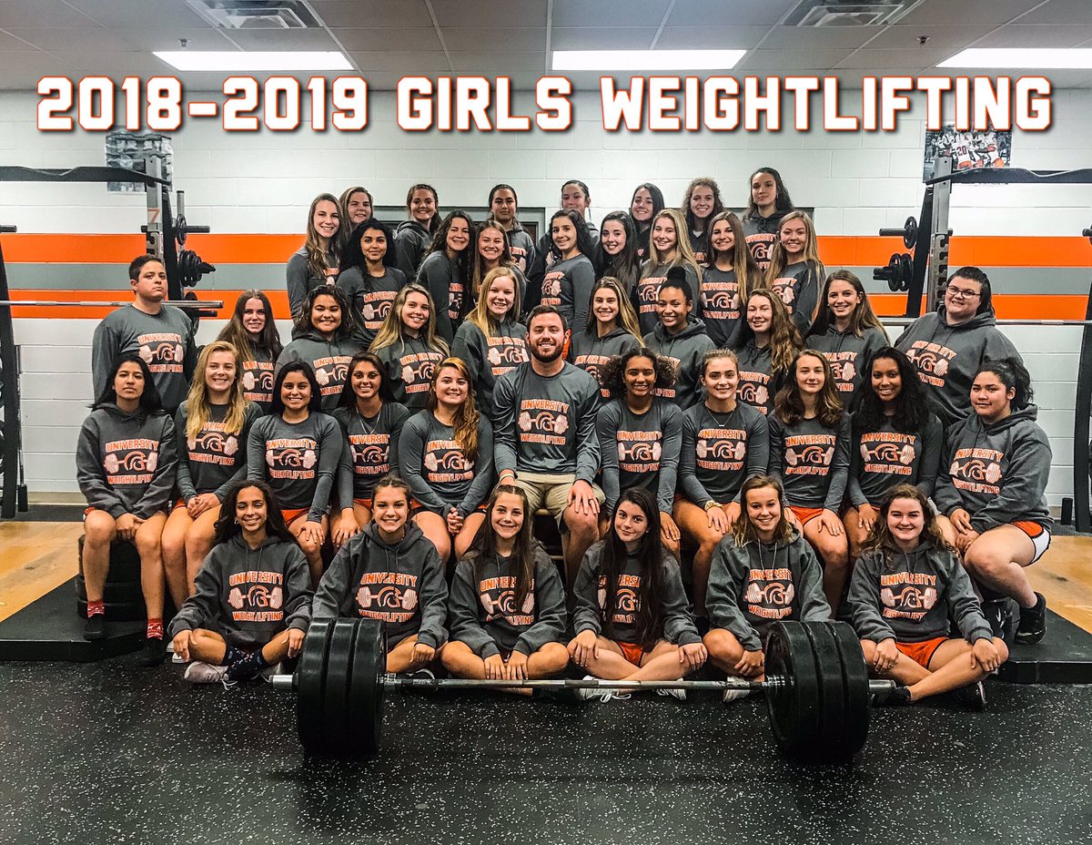 Proud to present the 2018-2019 Girls Weightlifting Team!!! Such a hardworking group who gets better every single day!! HOME meet tomorrow vs Deland 4:00 PM!