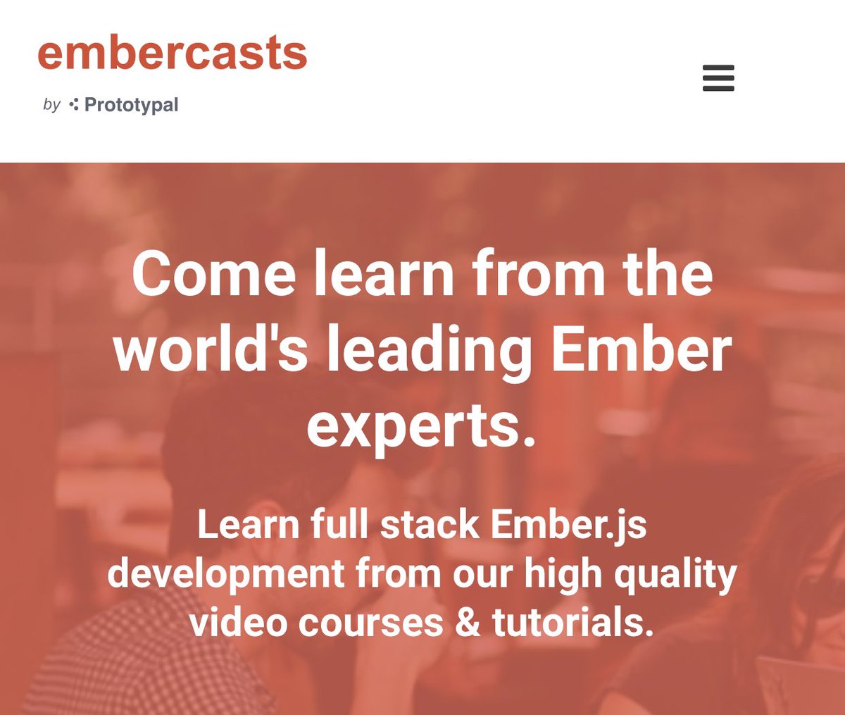 We’re having a 50% off holiday sale all Dec-Ember 🥳 

It’s a great time to come learn full stack Ember.js with a backend of your choice: Node, Rails, Phoenix or .NET Core! Embercasts.com
