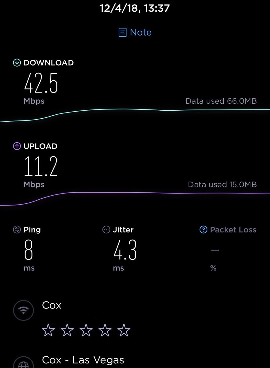 SGT_DANK_'s tweet image. Just had a tech over last night, can’t figure out why I’m still having slow speeds. @CoxComm are criminals. This issue has been going on for 3 long years. Yet they deny 3 years worth of proof. @FOX5Vegas @LasVegasSun @reviewjournal #CoxComm #Criminals #VegasStrong