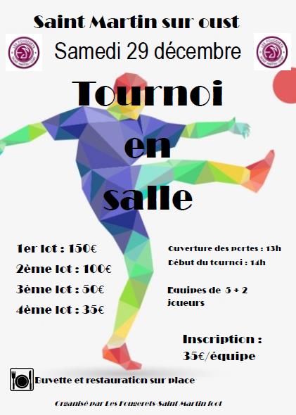 Tournoi en salle de Noël à St Martin ; si ça vous tente <a href="/ES_Quelneuc/">ES Quelneuc</a> <a href="/ussm_rieux/">USSM Rieux</a> <a href="/US_LaGacilly/">US La Gacilly 🔴⚪️</a> <a href="/carentoir_foot/">Fond. Carentoir</a> <a href="/cssg_info/">CSSG Allaire Info</a> <a href="/CadetsDeBains35/">Cadets De Bains</a> <a href="/SSCcaden/">ssc</a> <a href="/Alan_Lecomm/">Alan Lecommandoux</a>