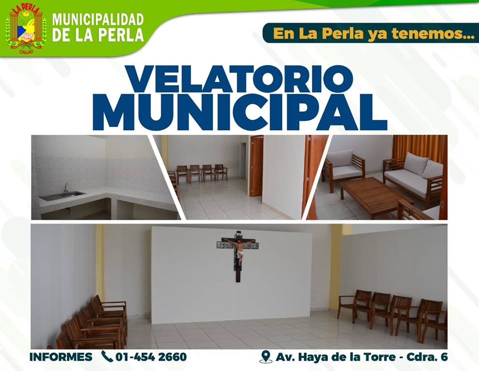 Recuerda que nuestro Velatorio Municipal ya está a disposición de todo el vecindario y que su costó es social. ¡Seguimos avanzando!