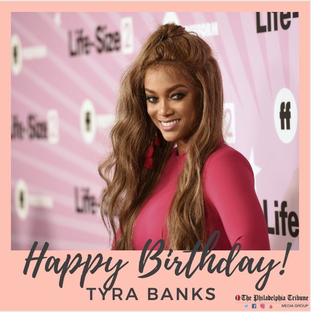 Happy Birthday Tyra Banks! The model/television personality turns 45 today!  