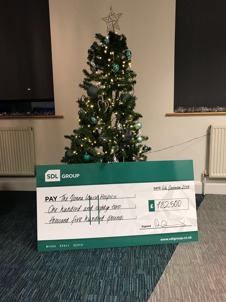 Nathanlwalton1's tweet photo. Brilliant day couple of days with those amazing folk from @SDLGroup_ saying thank you for their amazing fundraising effort for @DonnaLouiseUK - £182,500 !!!  #gobsmacked  thank you so much from all of us at the hospice https://t.co/t6yDruj4Bg