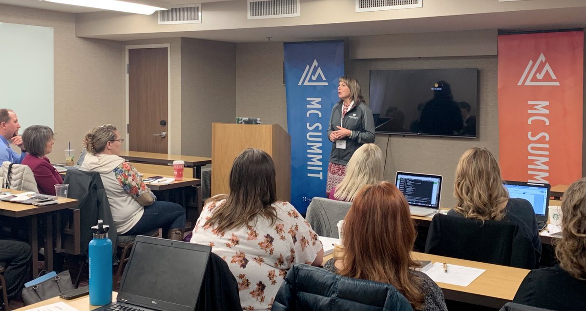 Mastery_by_Inst's tweet photo. Thank you, Boise! Great time @ the #MCSummit today. A special thanks to our expert panel - @averyteach, @robinrgilbert, Nick Stern & Laurel Jensen - for sharing their #masterylearning journey using MC! Next #MCSummit: https://t.co/IChM7B38M6
#IDedchat #edchat #edtech https://t.co/L4B4umJwBS