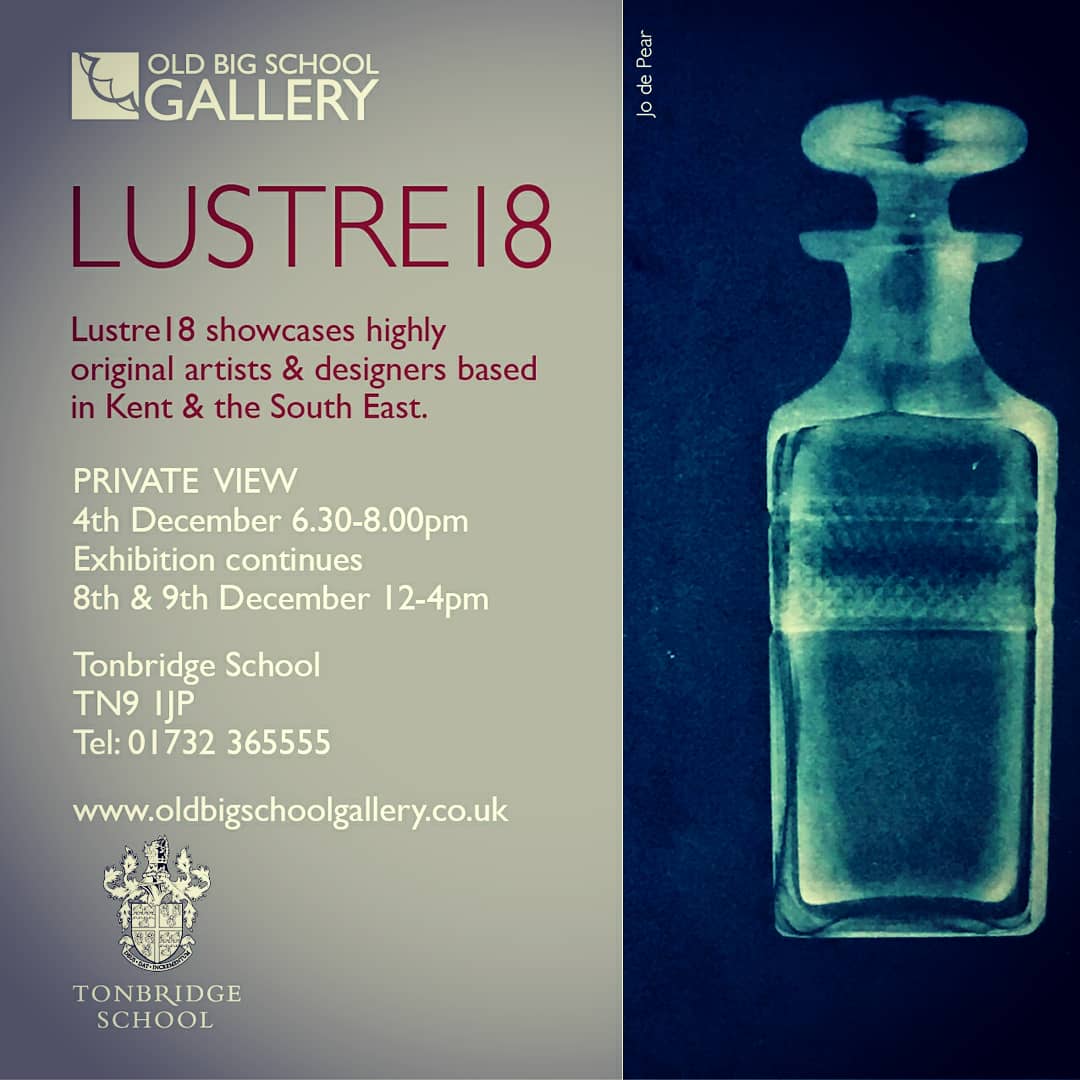 SarahVSpence's tweet photo. Fab PV tonight @tonbridgeuk @OBSGallery curated beautifully by Emily Glass warm speech by Head of School #Lustre18 open 6th-9th Dec. Proud to take part in my home town #Tonbridge Includes inspiring work by @HildegardPax @ShelleyRoseArt @emmastokesphot1 @cshstudio17 @annbridgesart https://t.co/uttevGDqD7