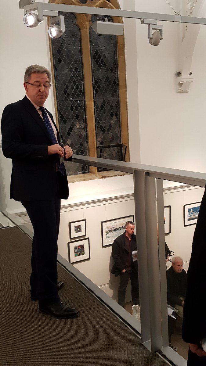 SarahVSpence's tweet photo. Fab PV tonight @tonbridgeuk @OBSGallery curated beautifully by Emily Glass warm speech by Head of School #Lustre18 open 6th-9th Dec. Proud to take part in my home town #Tonbridge Includes inspiring work by @HildegardPax @ShelleyRoseArt @emmastokesphot1 @cshstudio17 @annbridgesart https://t.co/uttevGDqD7