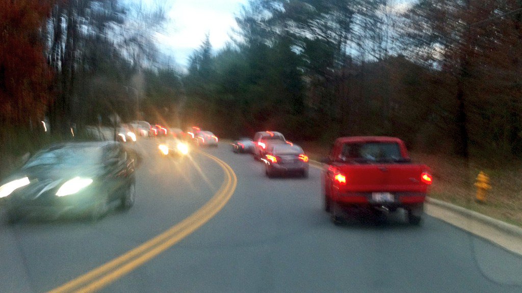 sherryrosepr's tweet photo. What happens when #business40 shuts down... Hello Burke Mill #TrafficAlert https://t.co/l6PKiK8q6I