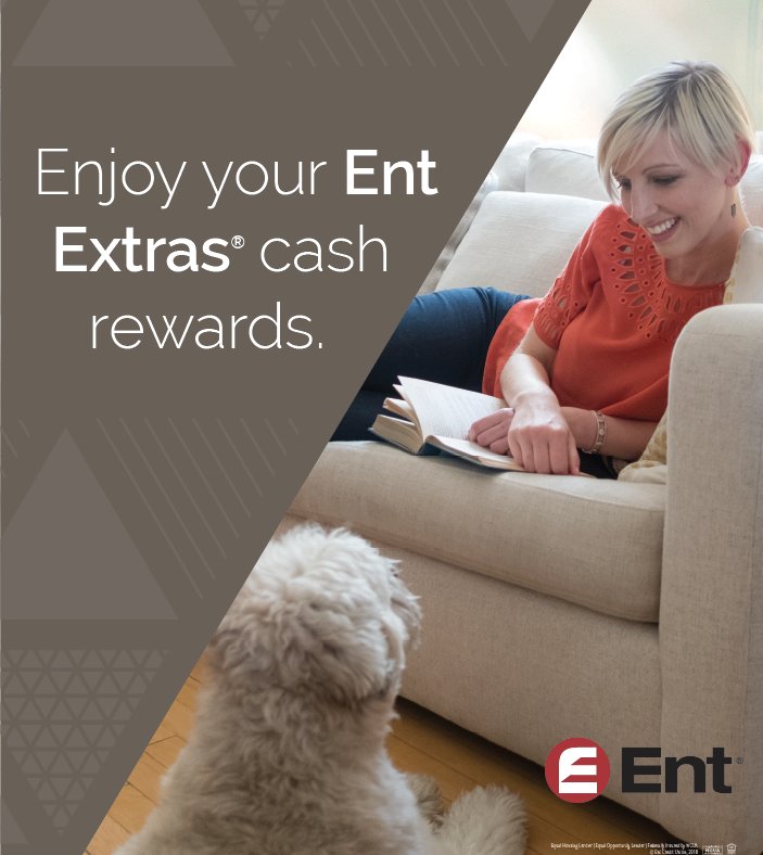 WingsCUColorado's tweet photo. Ent Extras has allowed us to give #members more than $11 million this year! Our #unique Ent #member #benefit #rewards members based on their use of #products & services โ not account balances! https://t.co/140Ri4Wn93
#LoveEnt #GivingBack https://t.co/VdyRFnUBKV