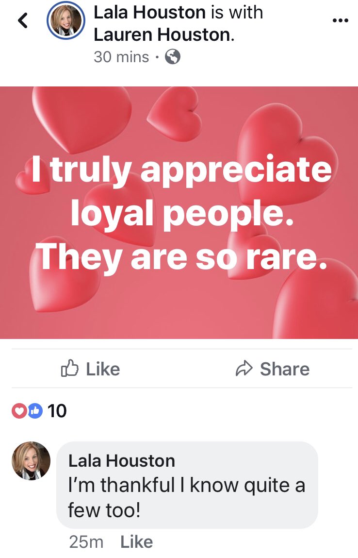 LyingLauren2018's tweet photo. You have SO MANY loyal friends. And yet...not one comment. #lyingtoyourself #internetstrangers #squad https://t.co/nPN0c0MeXM