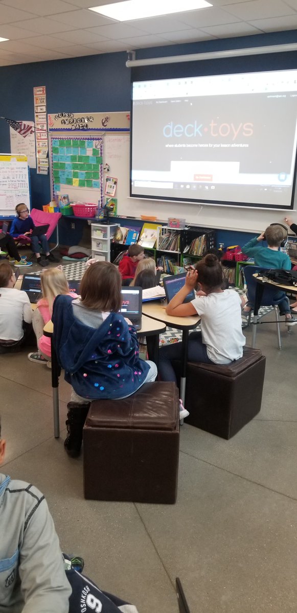 mrs_johnson152's tweet photo. We used #decktoys today to review Math before our test tomorrow! They LOVED all the different features when reviewing the skills & vocabulary! We love making learning fun! #certifysps #newtechtool @sherwoodsps #certify @Sherwood_3rd https://t.co/uV8GjnlUxJ