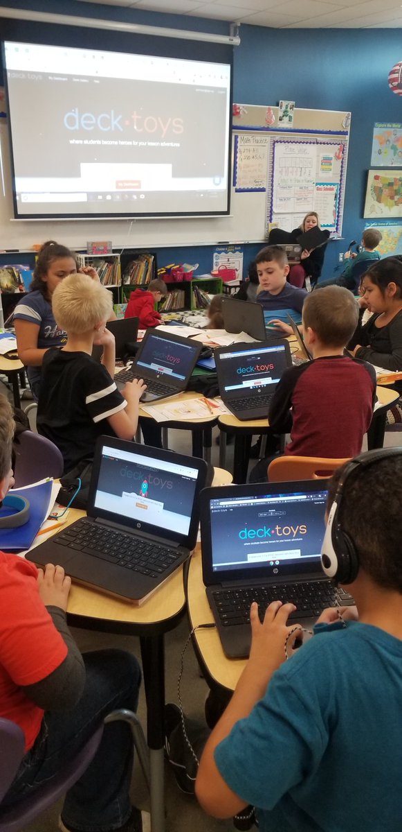 mrs_johnson152's tweet photo. We used #decktoys today to review Math before our test tomorrow! They LOVED all the different features when reviewing the skills & vocabulary! We love making learning fun! #certifysps #newtechtool @sherwoodsps #certify @Sherwood_3rd https://t.co/uV8GjnlUxJ